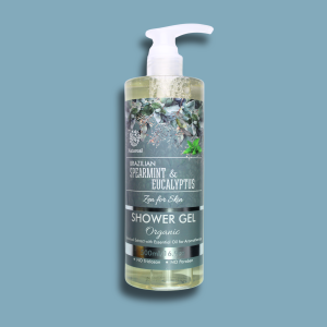 Natureal Organic Brazilian Spearmint & Eucalyptus Cooling Shower Gel 500ML