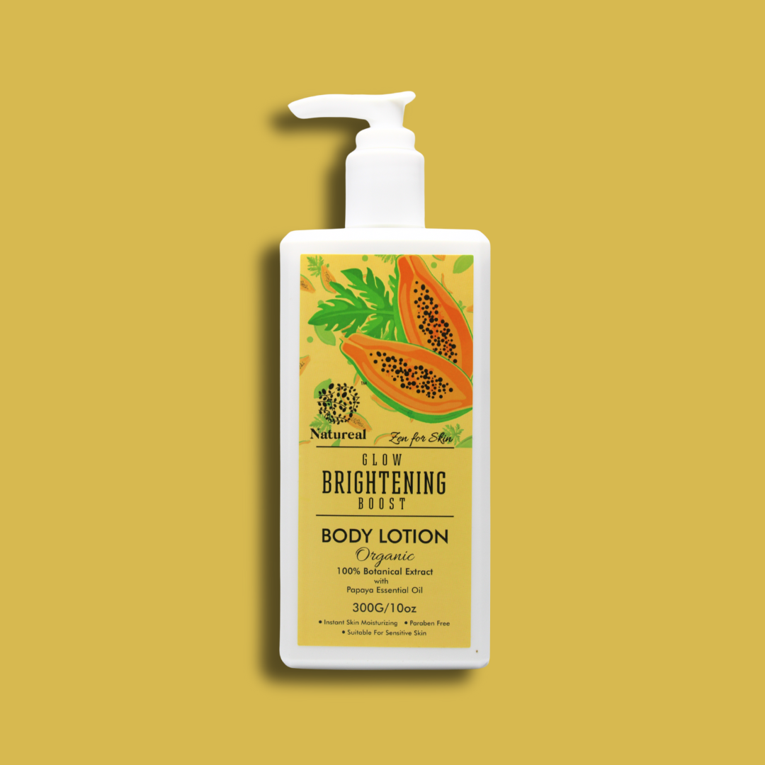 Natureal Organic Papaya Brightening Glow Body Lotion 300G